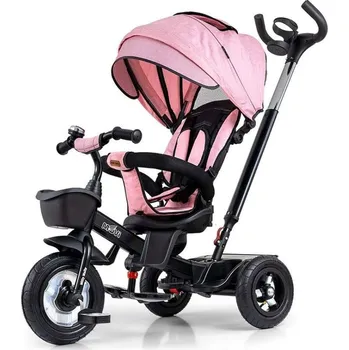 Dětské vozidlo Dětská tříkolka Milly Mally Movi black-pink