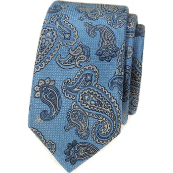 Kravata Avantgard Kravata SLIM LUX, 571-81374, Modrá