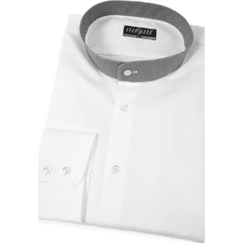 Pánská košile Avantgard Pánská košile se stojáčkem KLASIK, 452-0163, Bílá Velikost: 44/182