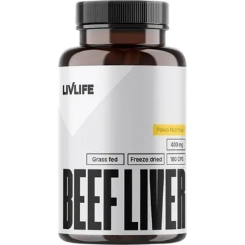 LivLife Beef Liver 400mg cps.180