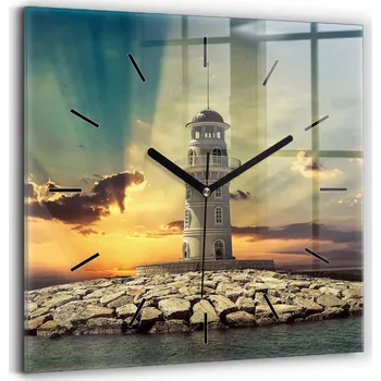 Hodiny Nástěnné hodiny Wallfluent černé 30 cm