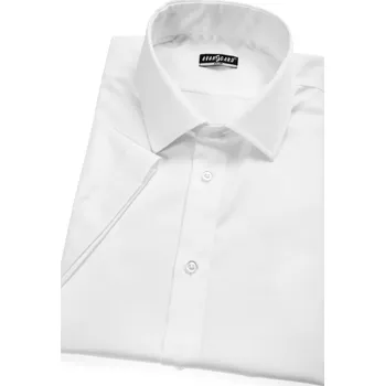 Pánská košile Avantgard Pánská košile SLIM s krátkým rukávem, 913-1, Bílá Velikost: 36/182