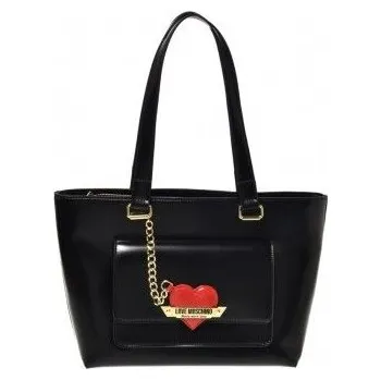 Kabelka Dámská kabelka na rameno JC4141PP1LLM Love Moschino Barva: Černá
