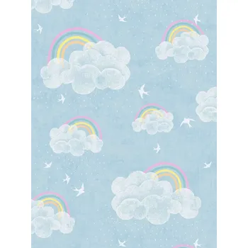 Tapeta A.S. Création | Dětská vliesová tapeta na zeď Lilly & Luis 77144-1 | 0,53 x 10,05 m | bílá, krémová, modrá, tyrkysová, zelená, růžová, žlutá, oranžová, vícebarevná + Dětská bílá, krémová, modrá, tyrkysová, zelená, růžová, žlutá, oranžová, vícebarevná vlie