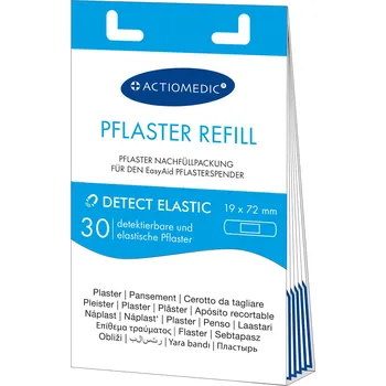 Náplast EasyAid 30 ks DETECT ELASTIC detekovatelné a elastické náplasti - náhradní sada