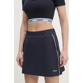 Dámská sukně Sukně Guess NIGELLA tmavomodrá barva, mini, V5GD02 KCS01 V5GD02.KCS01 59X, vel. XL