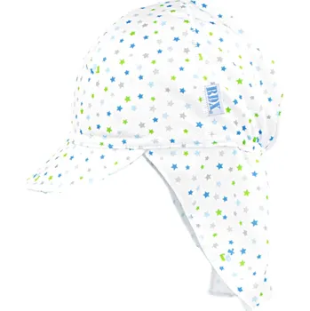 Kojenecká čepice RDX Funkční kšiltovka s plachetkou a UV filtrem 40+ Hvězdičky Coolmax Modrá Vel. S