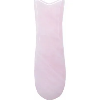 Masážní kámen Gua sha na tvář z růženínu ve tvaru rybky délka cca 10,5 cm