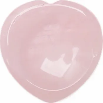 Masážní kámen Růženín masážní hmatka srdce cca 4 cm