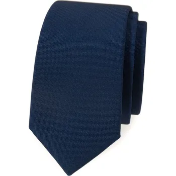 Avantgard Kravata SLIM LUX, 571-9840, Modrá