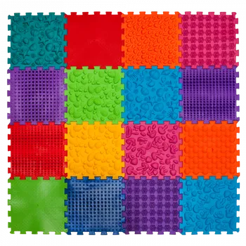 Masážní přístroj Masážní ortopedická podložka Ortek Puzzle "Mega Mix" 16 modulů