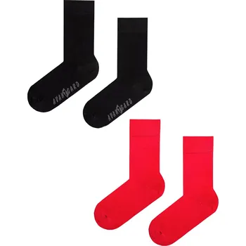 Pánské ponožky Avantgard Set Ponožky 2 páry, 778-05021, Červená a Černá Velikost: 43/46