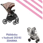 Carrello Bravo PLUS + Pláštěnka Altabebe 1406 Ivory Beige
