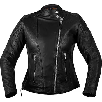 Moto bunda W-TEC Dámská kožená bunda Mantura tmavě hnědá - S