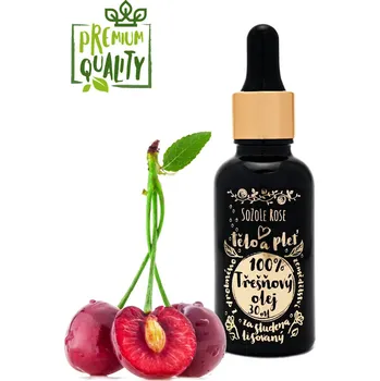 Rostlinný olej SoZoLe Rose Třešňový olej za studena lisovaný 30 ml