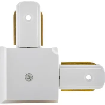 Nábytkové kování TopLux Rohová spojka L 1F lišty DAISY AIKO bílá kolejnice 2254