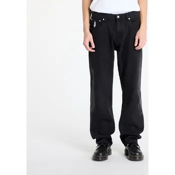 Dámské kalhoty Kalhoty PLEASURES x Slipknot 5 Pocket Pant Black 38