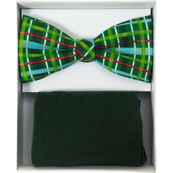 Motýlek Avantgard Set motýlek a ponožky, 779-51082, Zelená Velikost: 39/42