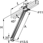 HILTI Úhlová podpěra MQK-SK-F