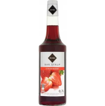 Sirup Barový sirup Rioba jahodový 700 ml