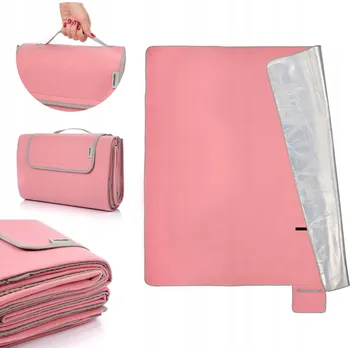 Pikniková deka Pikniková deka Meteor 2XL 200x200 cm růžová