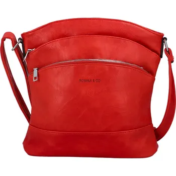Kabelka Dámská crossbody kabelka červená - Romina Elkano červená