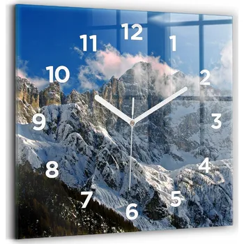 Hodiny Nástěnné hodiny Wallfluent bílé 30 cm