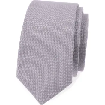Kravata Avantgard Kravata SLIM LUX, 571-9849, Šedá