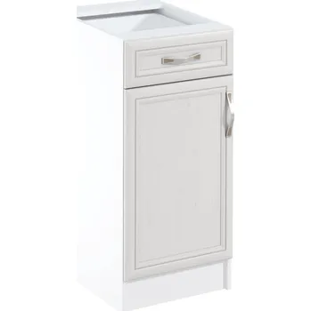 Obývací stěna Spodní skříňka D40S1 se šuplíkem, levá, bíla/sosna Andersen, SICILIA