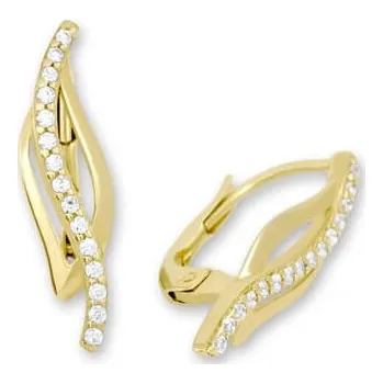 Náušnice Soliter Elegantní zlaté náušnice s krystaly 745 239 001 00579 0000000 + 2 měsíce na vrácení zboží