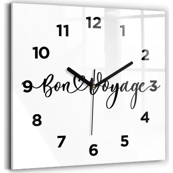 Hodiny Nástěnné hodiny Wallfluent bílé 30 cm