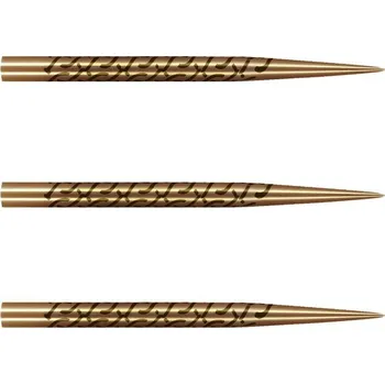 Náhradní hroty na steel šipky Shot Warrior Kapeny 45mm, zlaté - 3ks