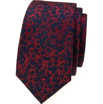 Avantgard Kravata SLIM LUX, 571-81449, Modrá/červená