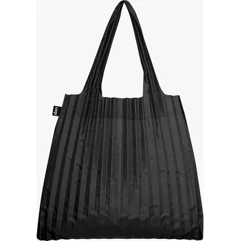 Nákupní taška Nákupní taška přes rameno LOQI PLEATED Black