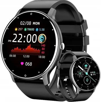 Hodinky Pánské hodinky / MK-Tech / černé / chytré hodinky / měření tepu / mnoho funkcí