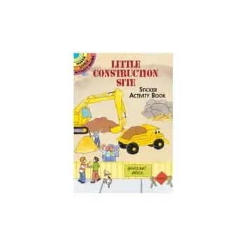 Cizojazyčná kniha Little Construction Site Sticker Activity Book - Beylon, Cathy