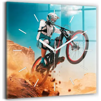 Hodiny Nástěnné hodiny Wallfluent modré 30 cm