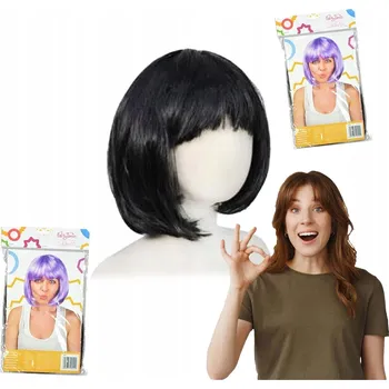 Arpex paruka polodlouhé růžové vlasy s ofinou