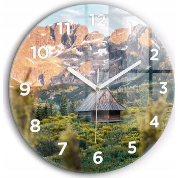 Hodiny Nástěnné hodiny Wallfluent zelené 60 cm