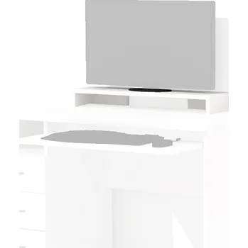 Šatní skříň Nabytekmorava Nástavec na pracovní stůl Alfa 320 barva lamina: bílá