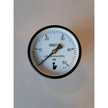 V&G Valogin Manometr zadní vývod Průměr: 100 mm, rozsah tlaku: 0 - 50 bar