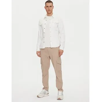 Pánská košile Guess Jeans Košile M5GH55 D5NW1 Bílá Regular Fit L