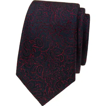 Avantgard Kravata SLIM LUX, 571-22417, Modrá/bordó