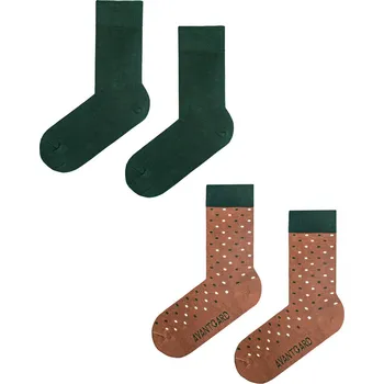 Pánské ponožky Avantgard Set Ponožky 2 páry, 778-05029, Béžová / zelená Velikost: 39/42