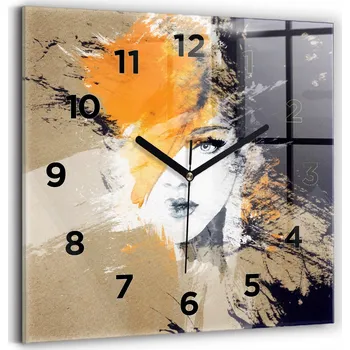 Hodiny Nástěnné hodiny Wallfluent, odstíny hnědé, 30 cm