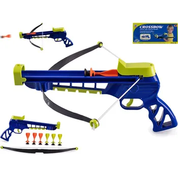 Dětská zbraň Mikro trading Kuše - 31 cm - s šipkami 6 ks - s přísavkou