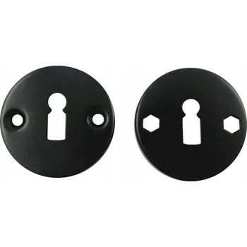 Dveřní kování ROZETA SPODNÍ ČERNÁ PRO KLIKU, ŠTÍT