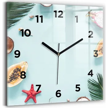 Hodiny Nástěnné hodiny Wallfluent, vícebarevné, 30 cm