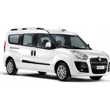 Nosič kol Příčníky Modula Oval Bar Open Rail Alu Fiat Doblo 2010-2022 s podélníky