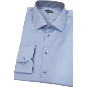 Pánská košile Avantgard Pánská košile SLIM, 109-5503, Modrá Velikost: 44/182